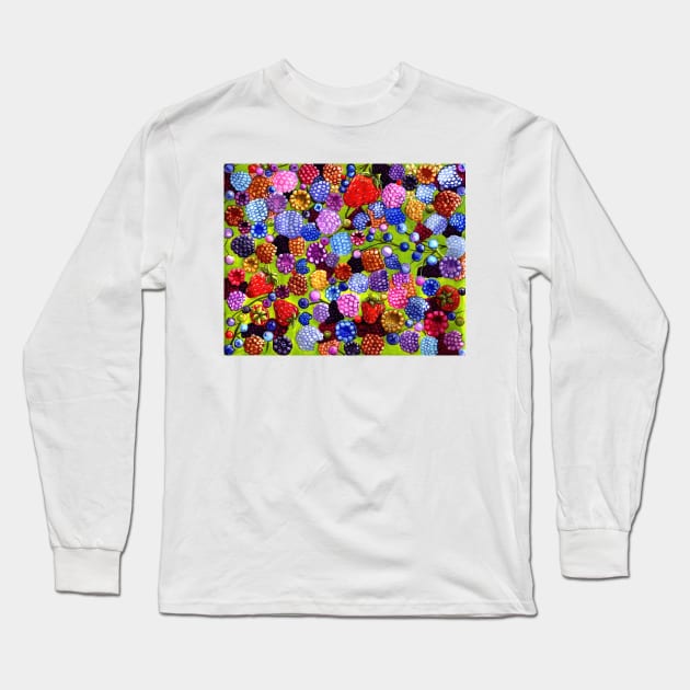 Berries Long Sleeve T-Shirt by KristieHubler